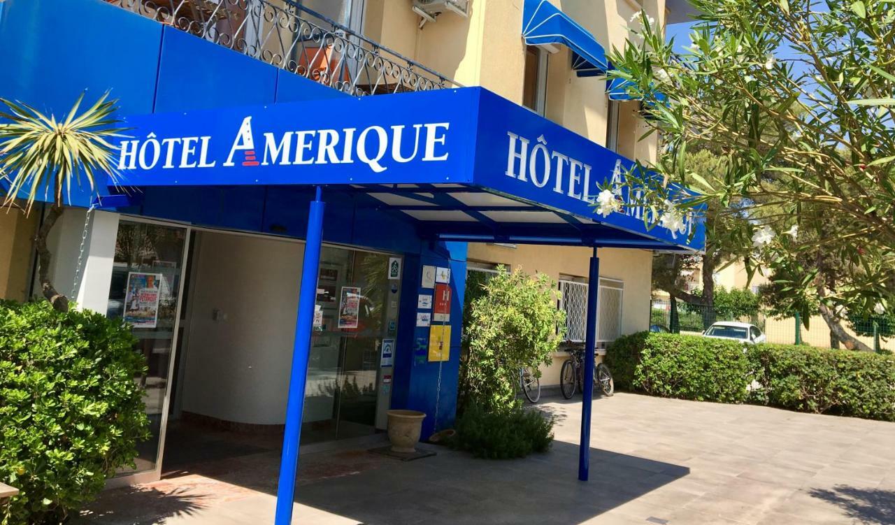 Amerique Hotel Palavas - Piscine - Plage Dış mekan fotoğraf