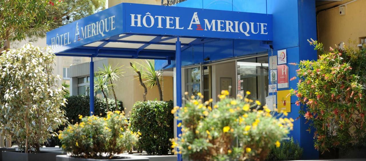 Amerique Hotel Palavas - Piscine - Plage Dış mekan fotoğraf